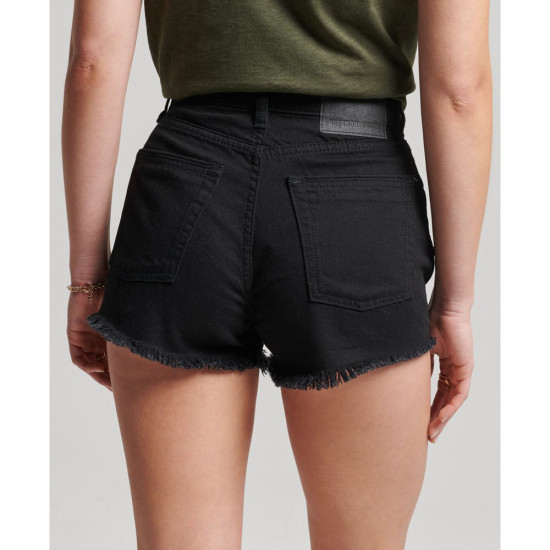 Superdry Γυναικείο σορτς Organic Cotton Studios High Rise Denim Shorts